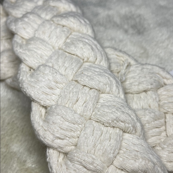 Braided Cream and Brown Belt - Picture 4 of 6